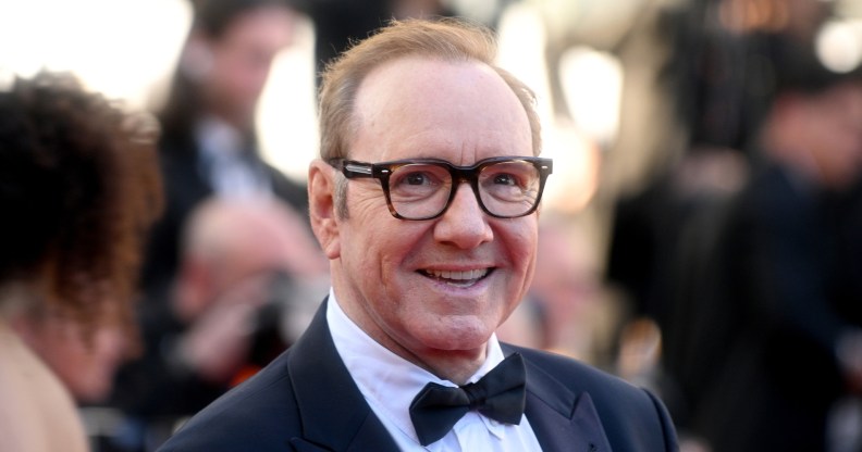 Kevin Spacey in a suit