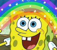 SpongeBob SquarePants' rainbow episode