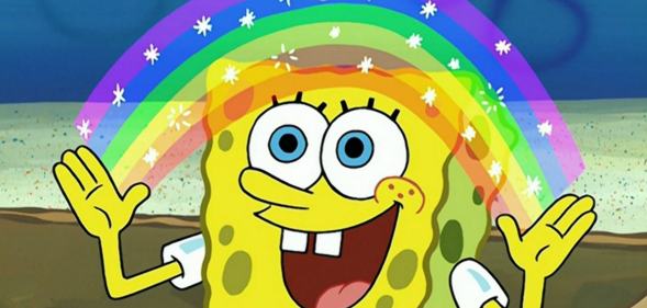 SpongeBob SquarePants' rainbow episode