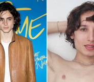 Eddie Veyro (right) claims fans like him because he looks like Timothée Chalamet