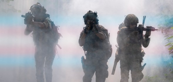 military with trans colours
