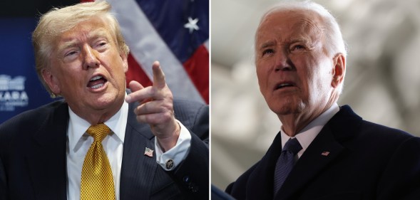 Donald Trump and Joe Biden