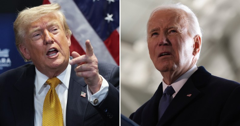 Donald Trump and Joe Biden