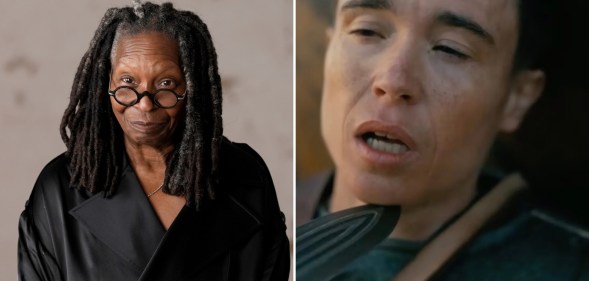 Whoopi Goldberg has slammed criticism of Elliot Page's casting in The Odyssey