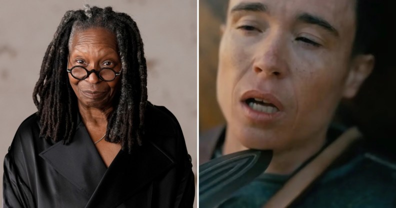 Whoopi Goldberg has slammed criticism of Elliot Page's casting in The Odyssey