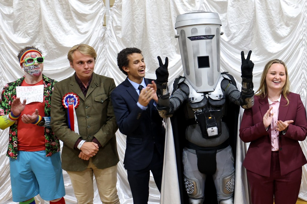 Clacton by-election candidates, including Count Binface.