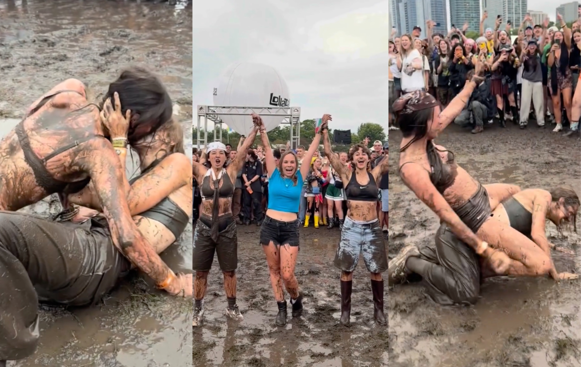 El fenómeno inesperado de lucha libre lésbica que revolucionó Lollapalooza 2026