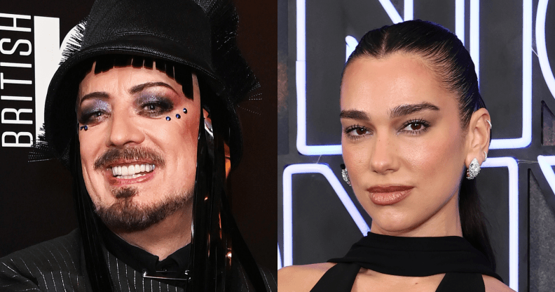 Boy George and Dua Lipa