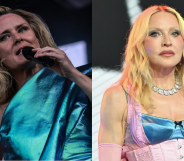 Róisín Murphy (L) is taking issue with Madonna (R) for being a trans ally (Getty)
