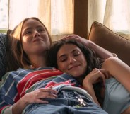 Oona (Bo Bragason) and Annie Jacobson (Ella Rubin) in Sterling Point.