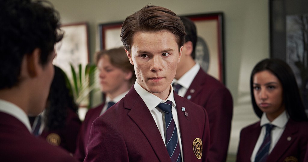 Edvin Ryding as Prince Wilhelm in Young Royals.