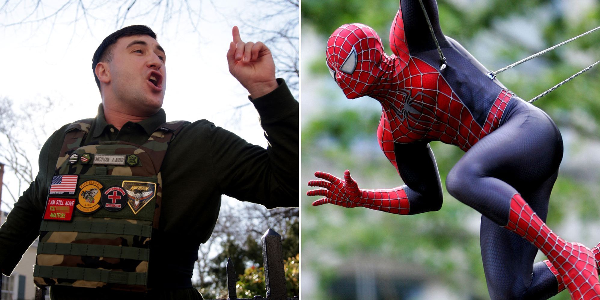 'Spider-Man' punches MAGA-aligned protestor at Minneapolis rally