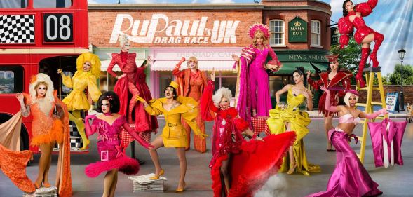 The cast of RuPaul's Drag Race UK season 8