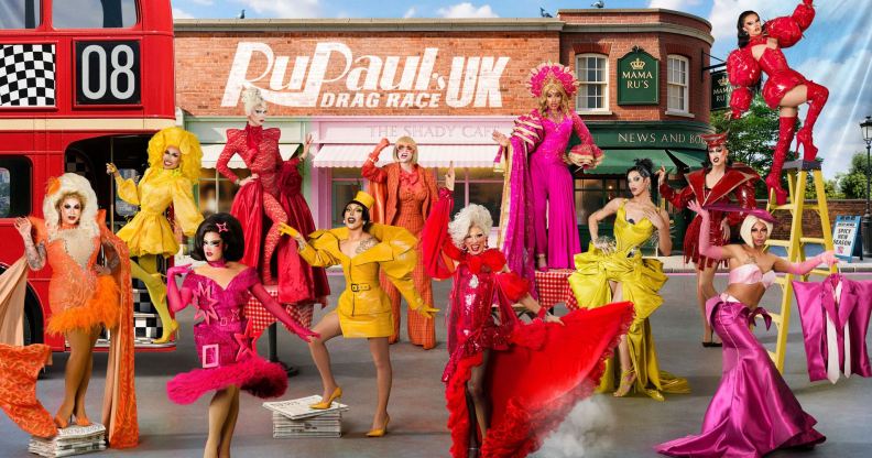 The cast of RuPaul's Drag Race UK season 8