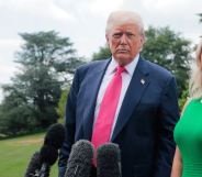 Donald Trump and Karoline Leavitt