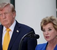 Donald Trump and Linda McMahon
