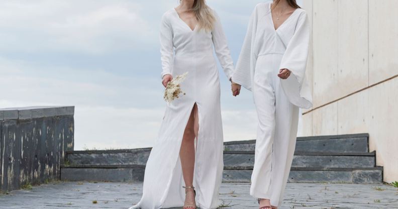 female same sex wedding