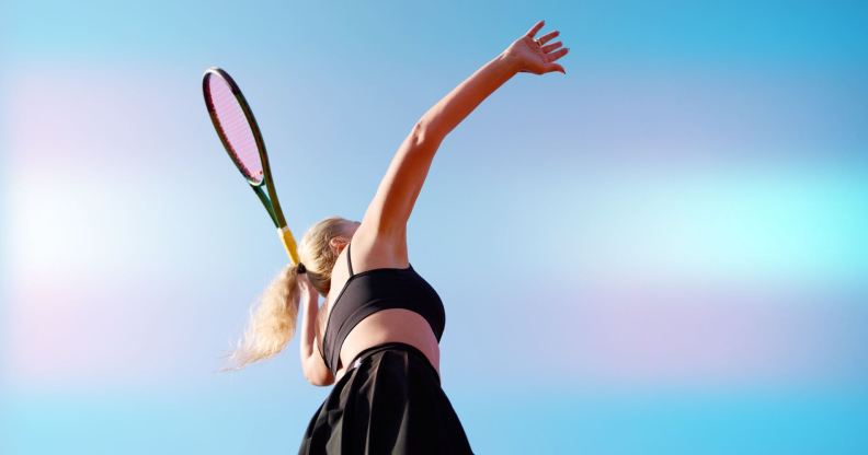 female tennis player