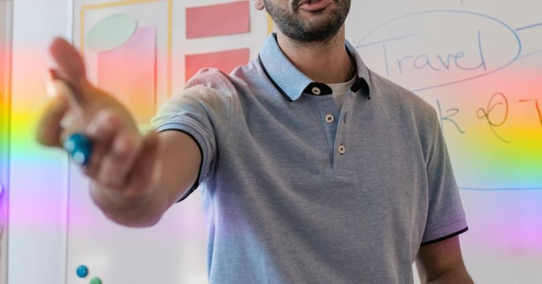 male teacher