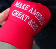 A 'Make America Great Again' hat