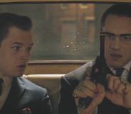 Taron Egerton and Tom Hardy in Legend