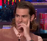 Andrew Garfield knows his Drag Race lore. (What What Happens Live)
