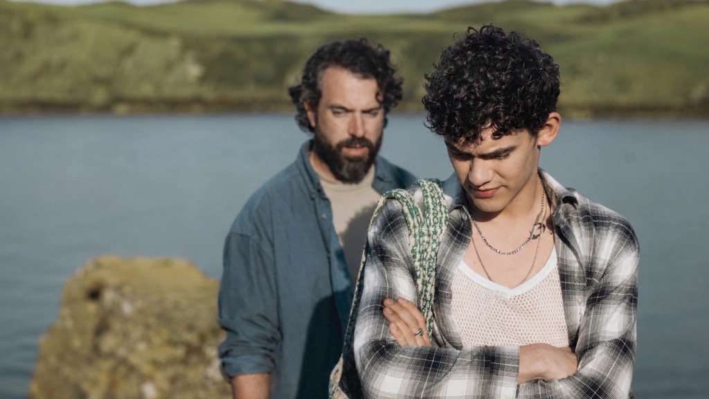 Tom Cullen and Joe Locke in Black Church Bay.