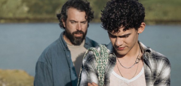 Tom Cullen and Joe Locke in Black Church Bay.