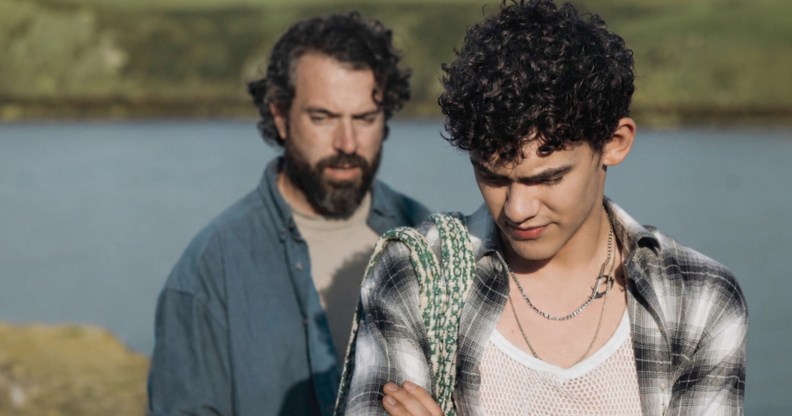 Tom Cullen and Joe Locke in Black Church Bay.
