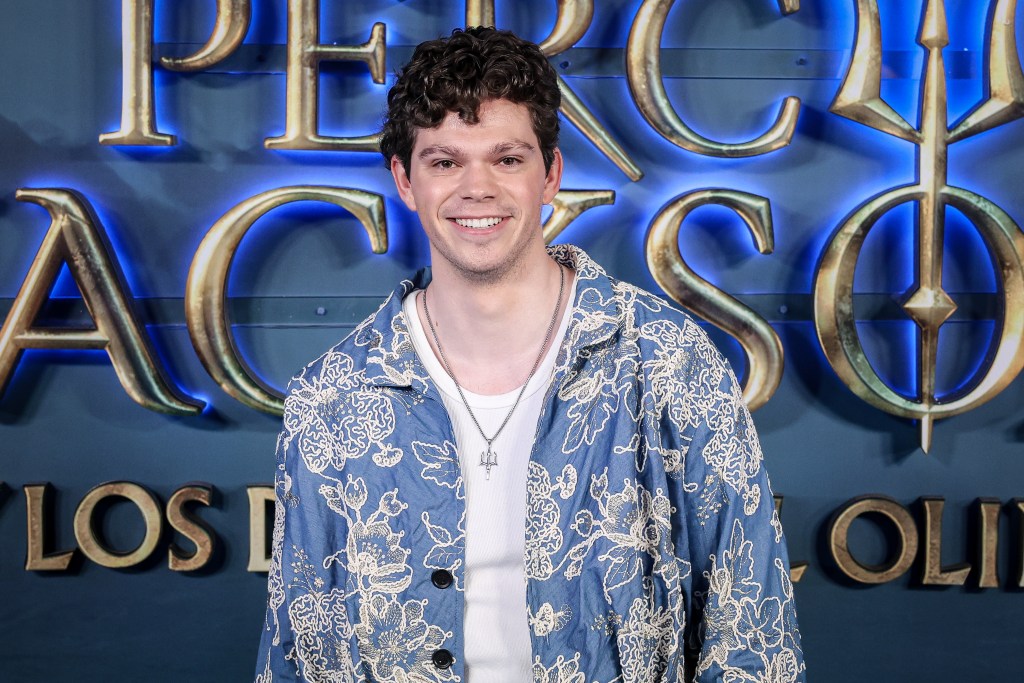 Daniel Diemer attends the "Percy Jackson And The Olympians" photocall