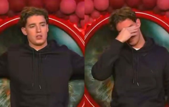 Big Brother housemate Frankie came out in an emotional Diary Room moment. (ITV)