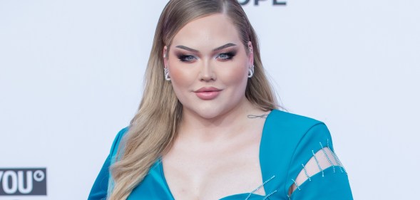 Dutch youtuber and make-up artist NikkieTutorials, aka Nikkie de Jager, on the red carpet for the About You Awards Europe, at Superstudio Maxi. Milan (Italy), May 26th, 2022 (Photo by Matteo Rossetti/Archivio Matteo Rossetti/Mondadori Portfolio via Getty Images)