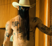 Country star Orville Peck in the new issue of Playgirl. (Playgirl)