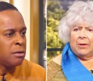 Andi Peters and Miriam Margolyes on This Morning