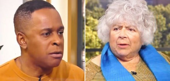 Andi Peters and Miriam Margolyes on This Morning