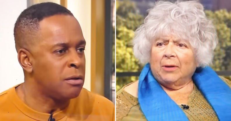 Andi Peters and Miriam Margolyes on This Morning