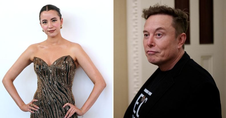 Ashley St Clair and Elon Musk