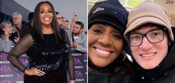 Alison Hammond and her boyfriend David Putman