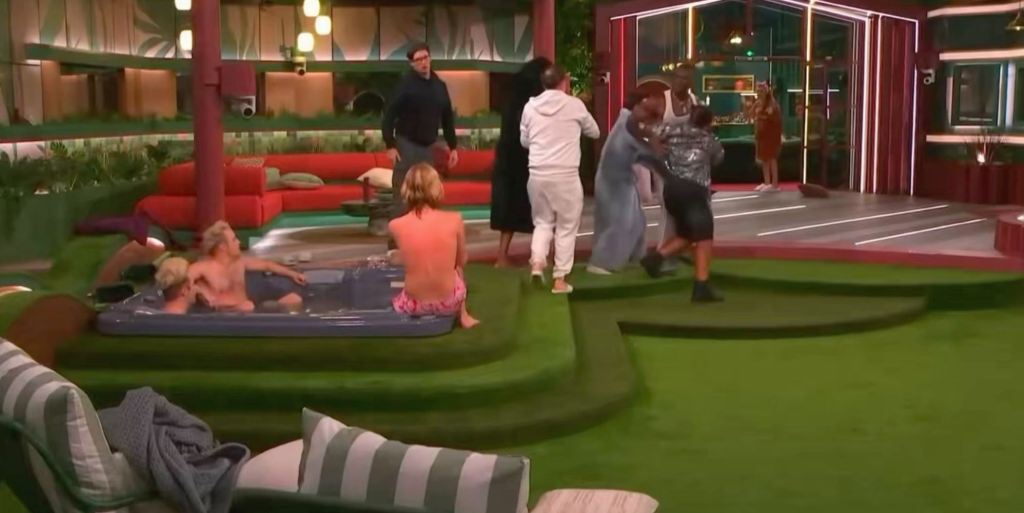 Big Brother Jedward and Lynx argue