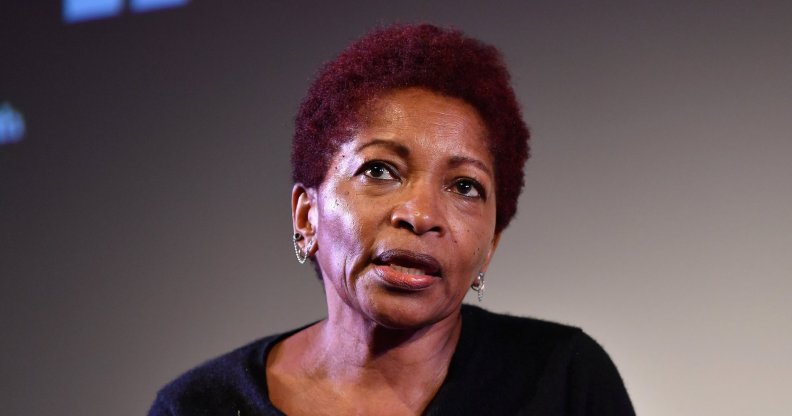 LONDON, ENGLAND - JUNE 29: Bonnie Greer speaks on stage as she introduces "The Lost Man" as part of BFI Screen Epiphanies in partnership with American Express at the BFI Southbank on June 29, 2016 in