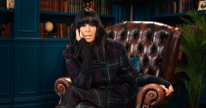 Claudia Winkleman in the Traitors castle.