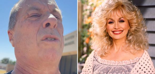 A Texas evangelist raised a flag lowered in Dolly Parton's honour