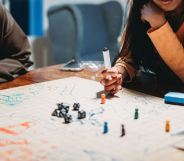 A group of women playing Dungeons & Dragons
