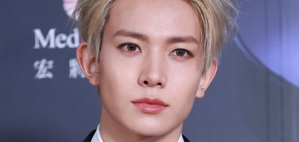 ENHYPEN Heeseung attends the 40th Golden Disc Awards with Upbit at Taipei Dome in Taipei, Taiwan, on the afternoon of January 10, 2026. (Photo by HLL/Imazins via Getty Images)