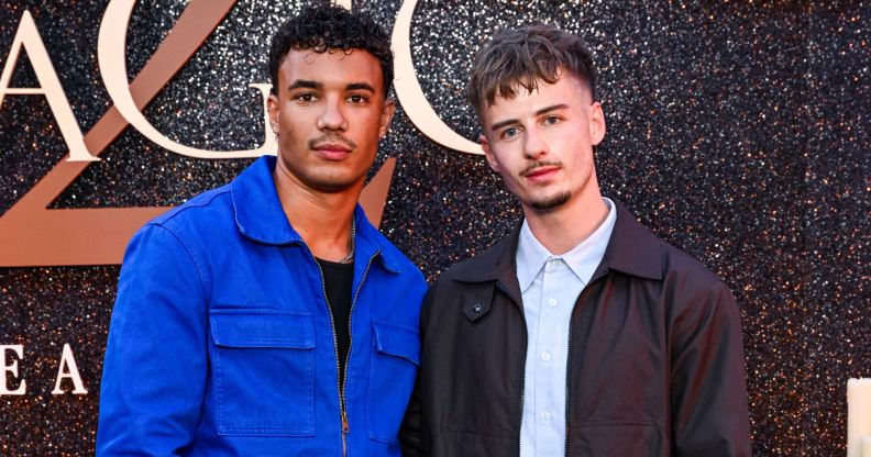 Freddie Fraser and boyfriend Bailey Ramsden