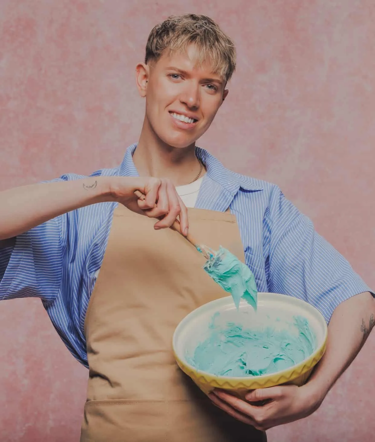 Tom, 25, hairdresser, West Yorkshire — The Great British Bake Off 2026 (Channel 4)