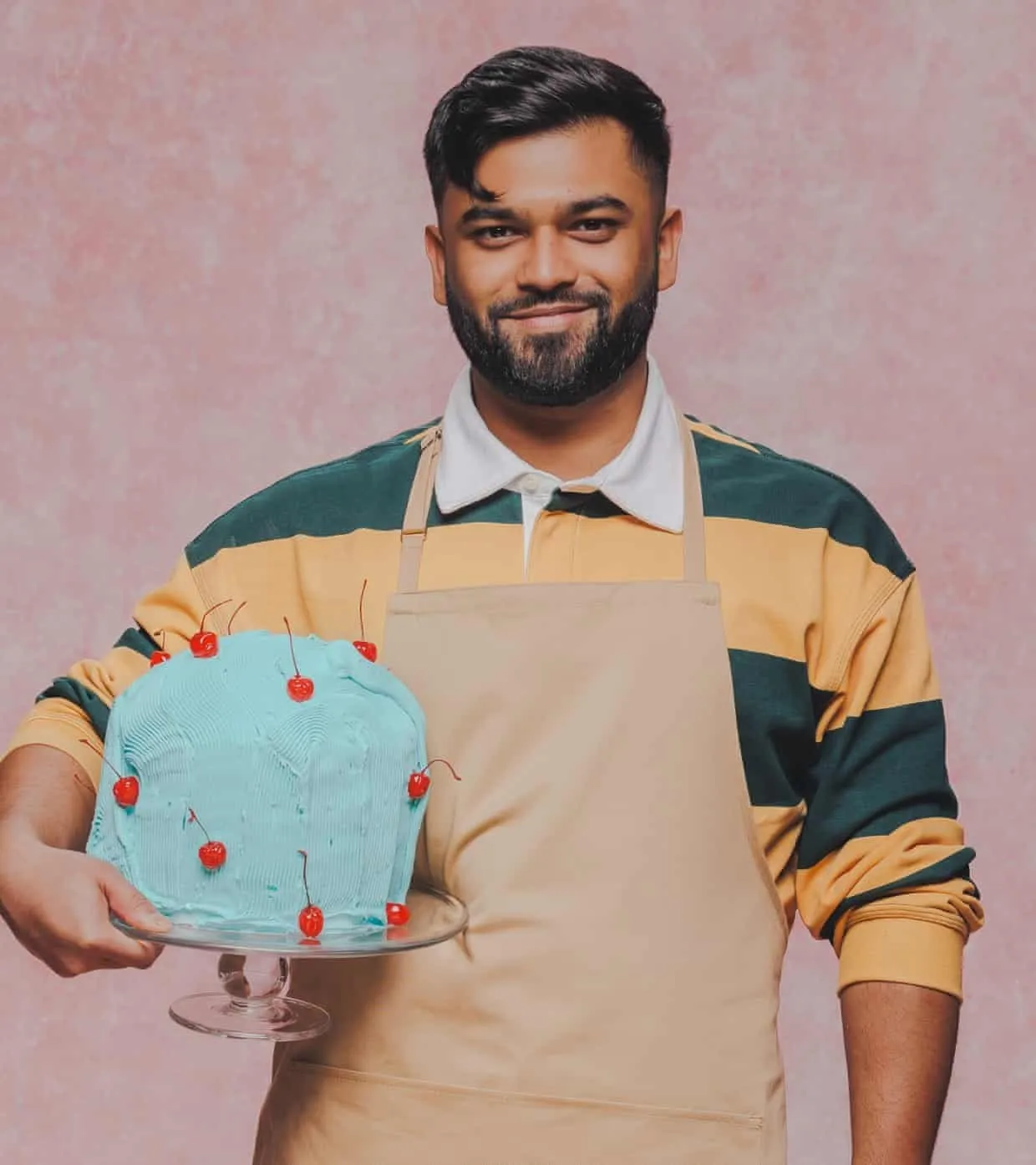 Yannis, 28, paediatric doctor, London — The Great British Bake Off 2026 (Channel 4)