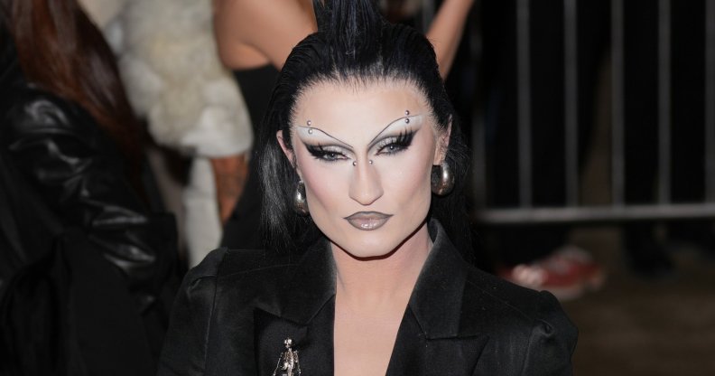 Drag performer Gottmik in glam at an event