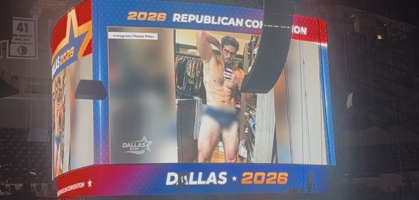Hasan Piker's shirtless selfie was shown at the 2026 Republican Convention