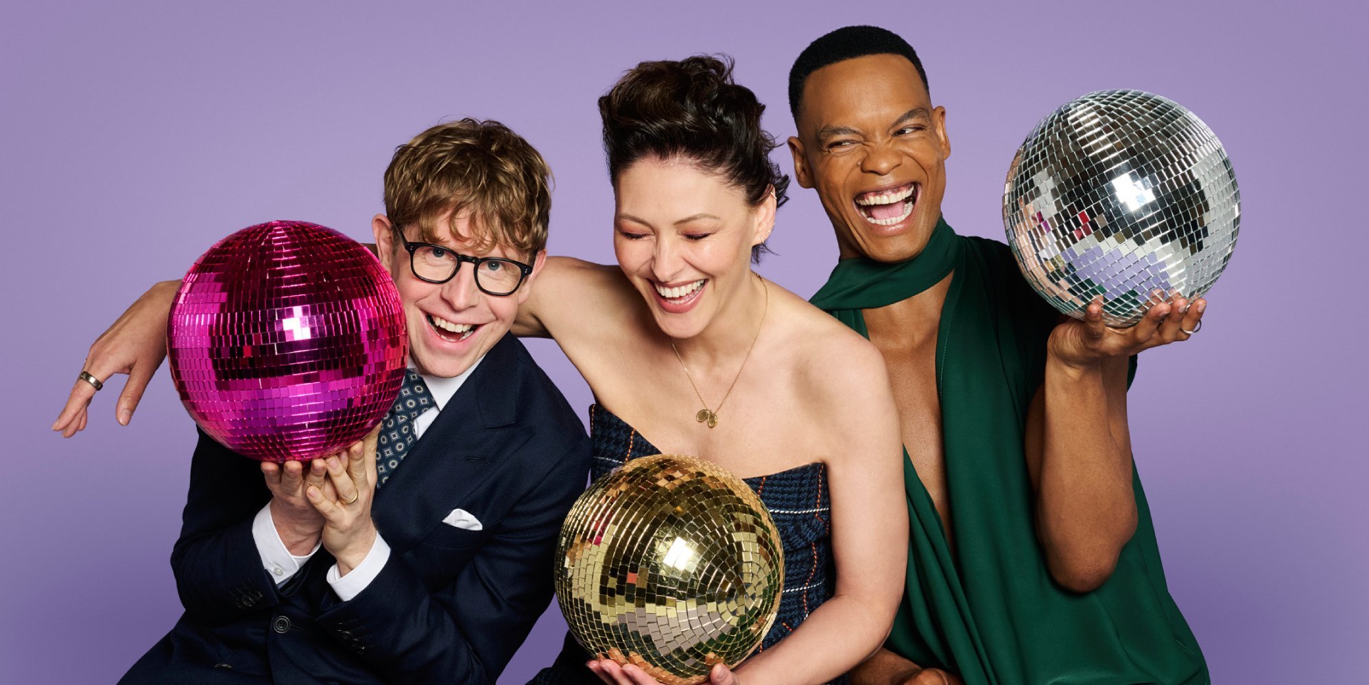 Josh Widdicombe, Emma Willis and Johannes Radebe are the new Strictly hosts
